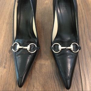 Black Gucci pumps